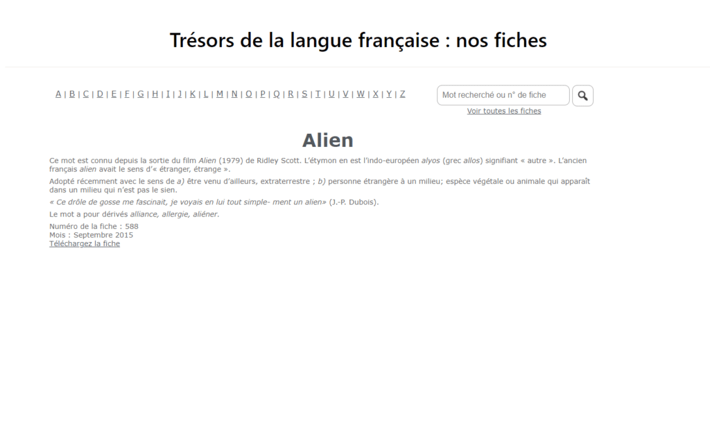 francophonie-alien